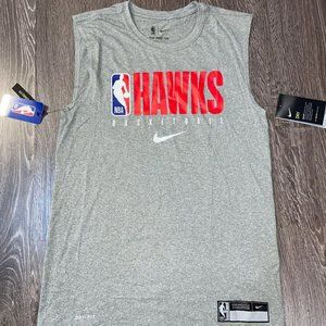Nike NBA Atlanta Hawks Team Issued Player On-Court Practice Shirt AT0602-063